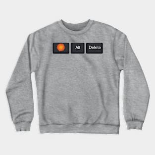 CovidAltDeleteB Crewneck Sweatshirt